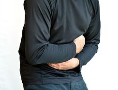 Abdominal pain as a symptom of parasites in the body