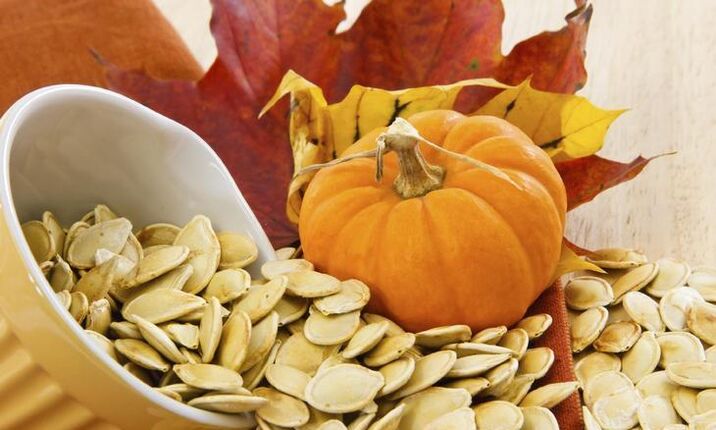 Pumpkin seeds against worms and parasites