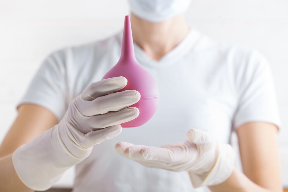 An enema is the best way to cleanse the intestines of parasites
